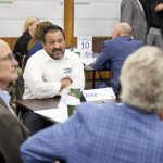 Roundtable participants collaborate on water policy and infrastructure priorities during a Water Urgency Roundtable event.