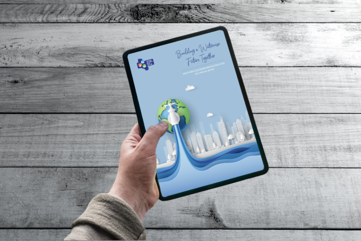 The annual report for the Southern California Water Coalition highlights the work of its members to build a waterwise future together.