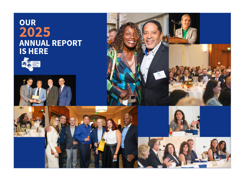 Images of people with text reading "Our 2025 Annual Report is Here."