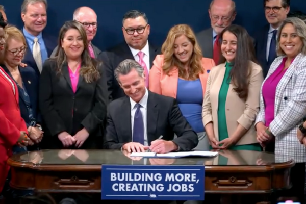 California Governor Newsom signing Infrastructure Proposal 2023